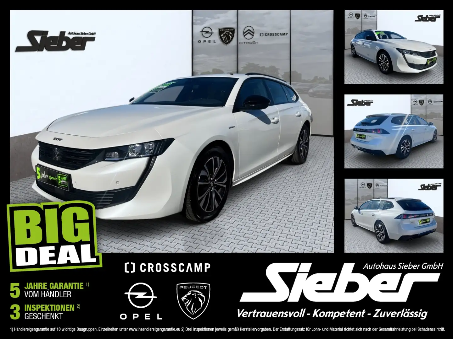 Peugeot 508 SW Active Pack SITZHZG*PDC*KAMERA*NAVI Wit - 1