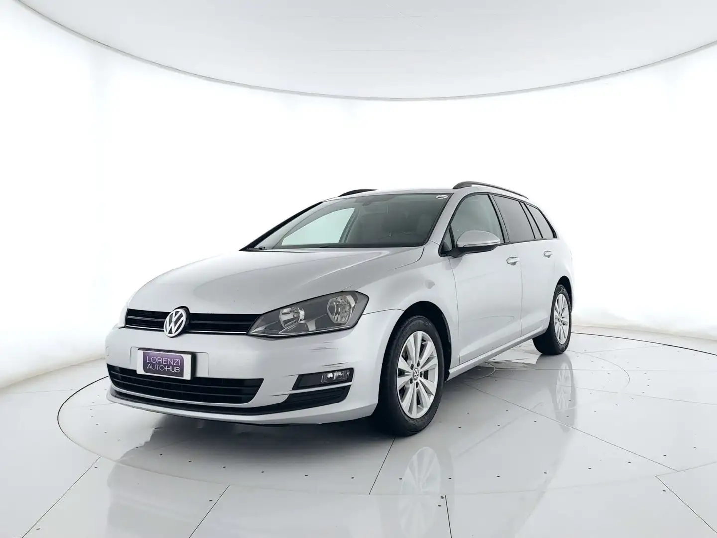 Volkswagen Golf Variant 1.6 tdi (btdi) Comfortline 110cv COMMERCIANTI+GANC Argento - 2