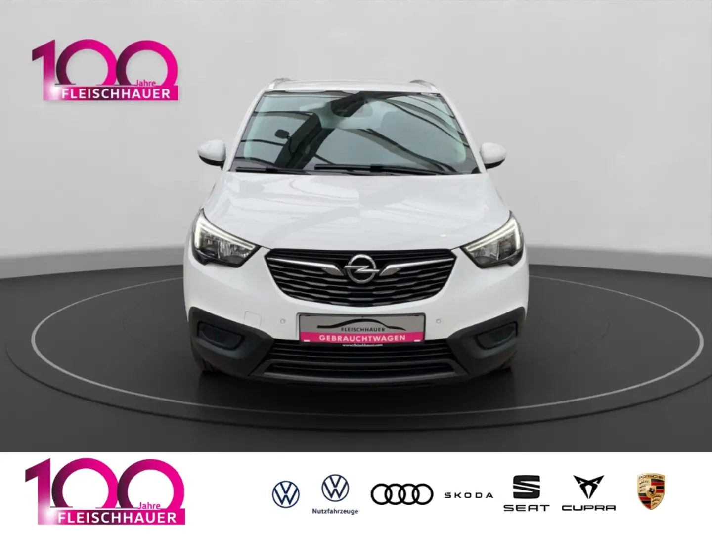 Opel Crossland 1.2 Automatik Navi Apple CarPlay Klima Garantie Blanc - 2