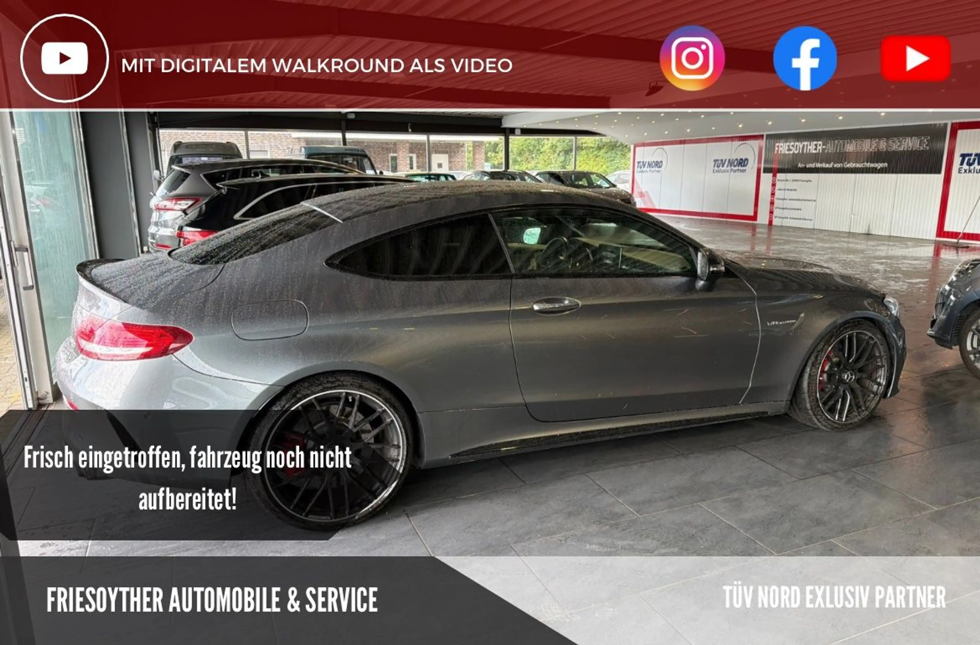 Mercedes-Benz C 63 AMG S Coupe Kreuzspeiche Night Memory Burme — photo 2