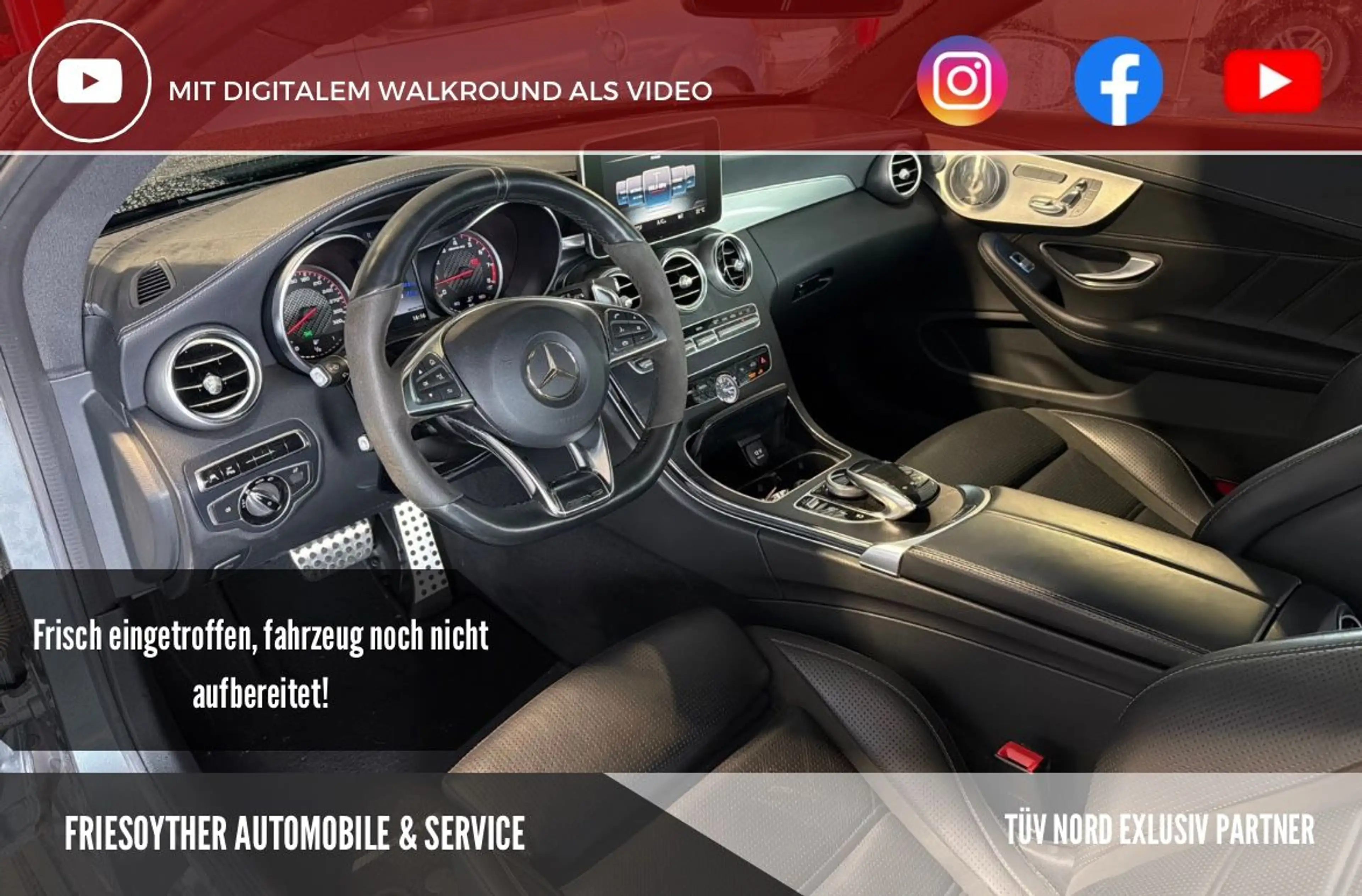 Mercedes-Benz C 63 AMG S Coupe Kreuzspeiche Night Memory Burme — photo 4