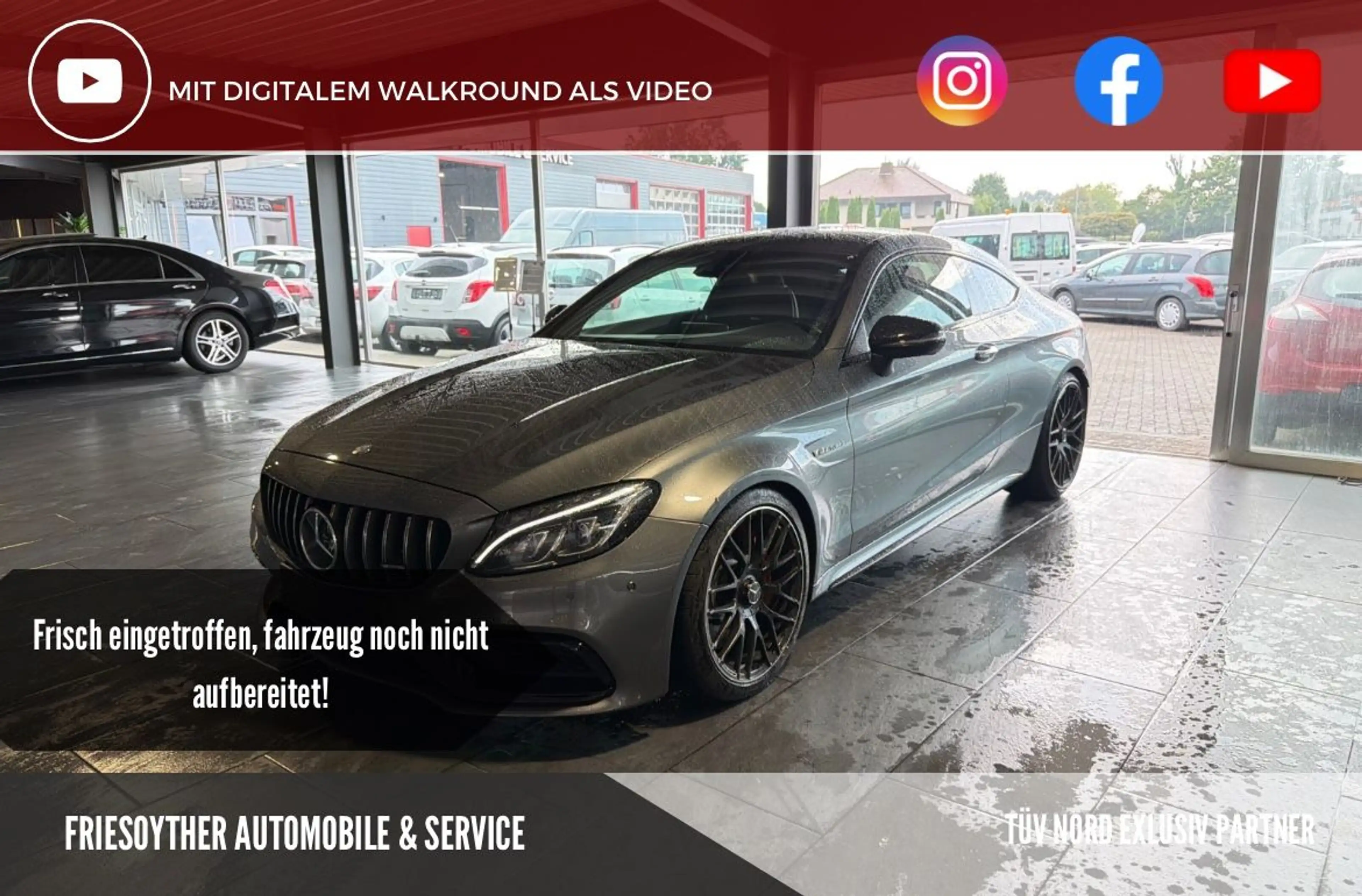 Mercedes-Benz C 63 AMG S Coupe Kreuzspeiche Night Memory Burme