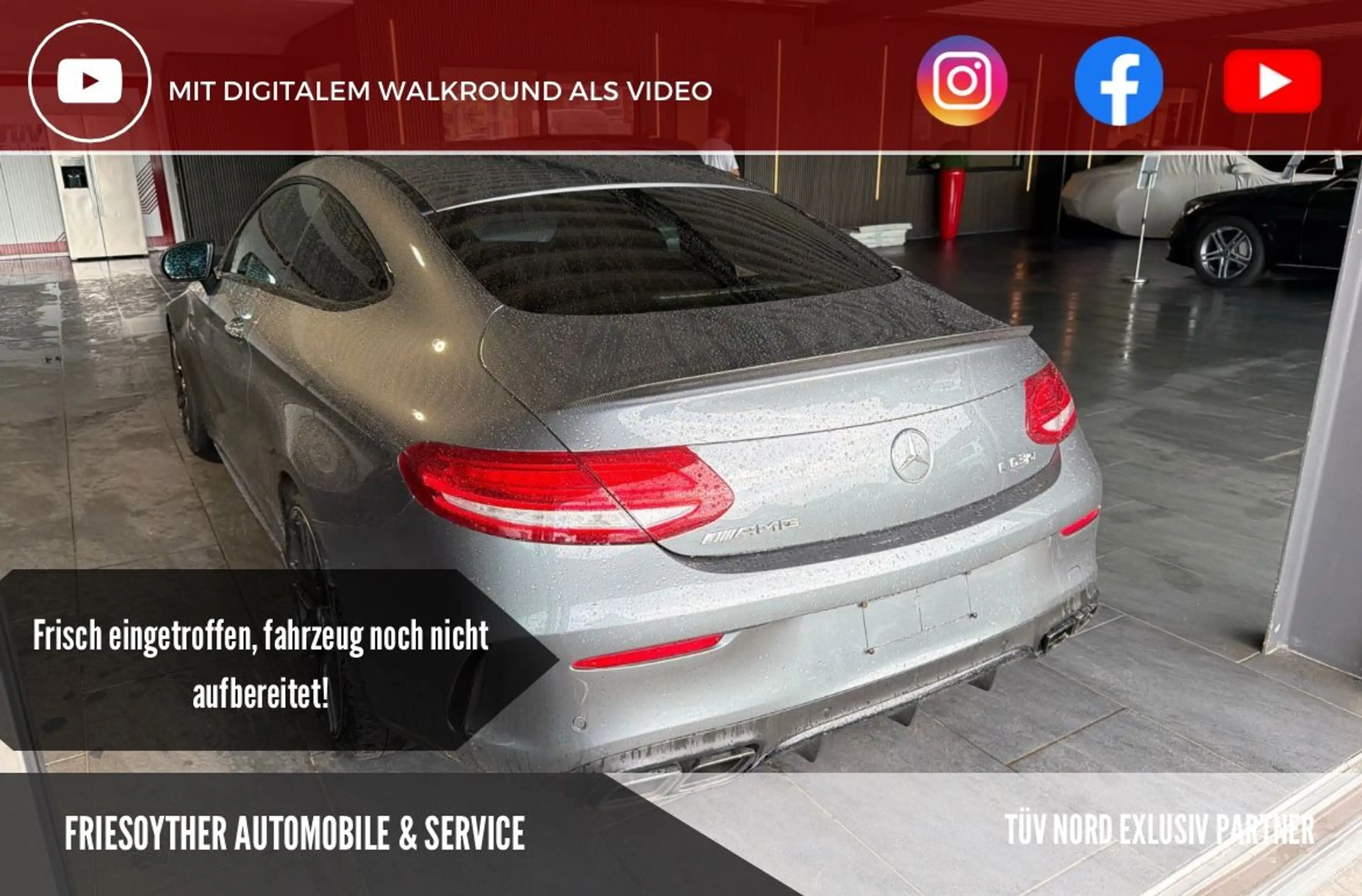 Mercedes-Benz C 63 AMG S Coupe Kreuzspeiche Night Memory Burme — photo 3