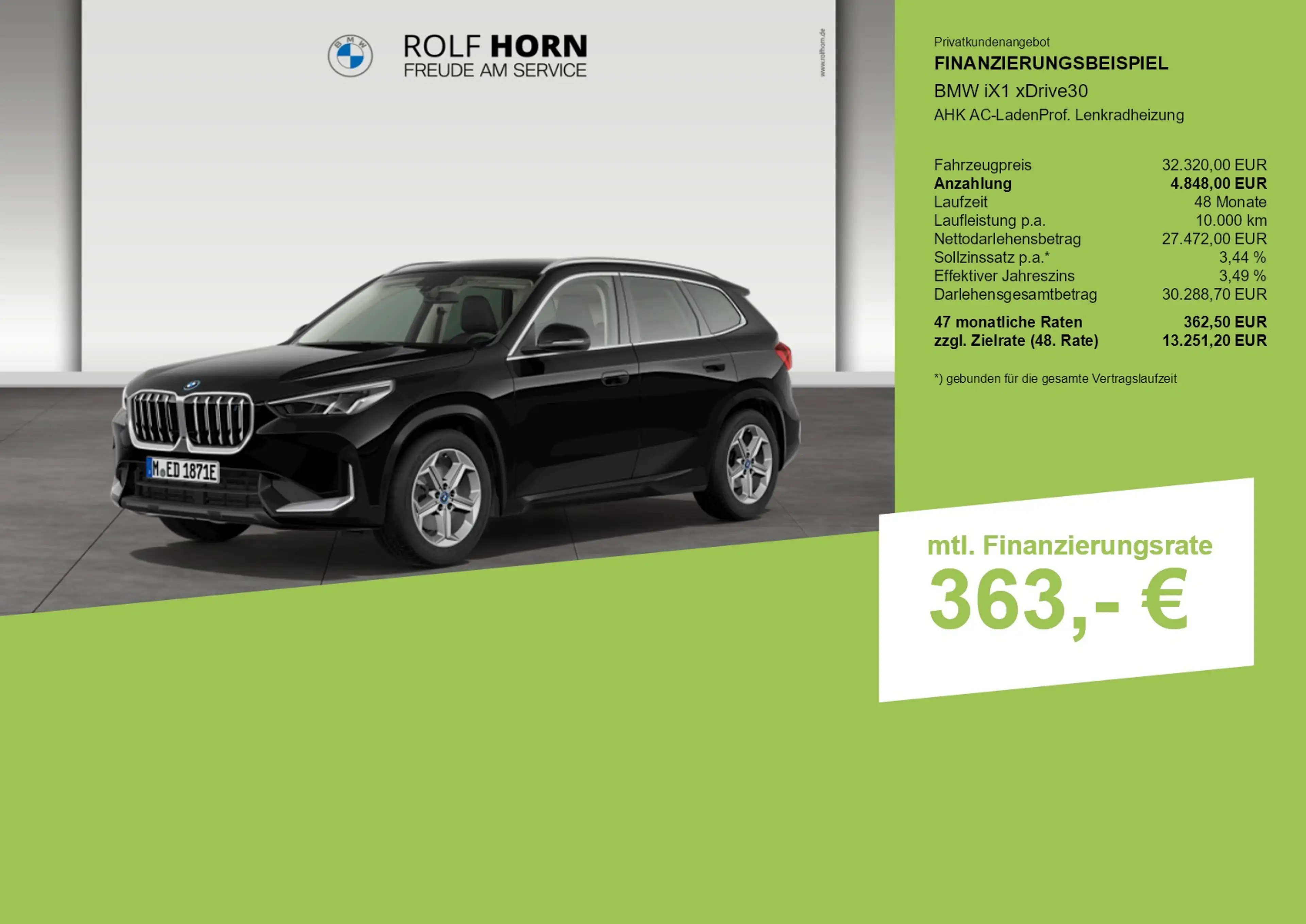 BMW iX1 xDrive30 AHK AC-LadenProf. Lenkradheizung — photo 3
