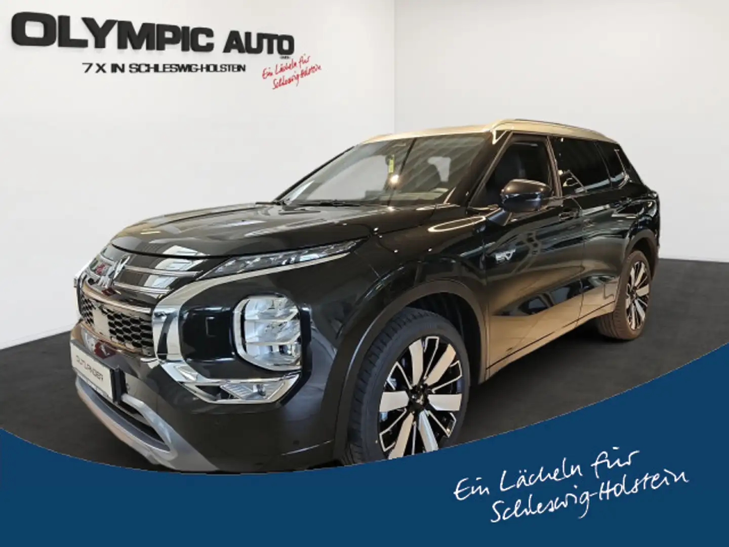 Mitsubishi Plug-In Hybrid Outlander Top  4WD LEDER STANDHZG Black - 1