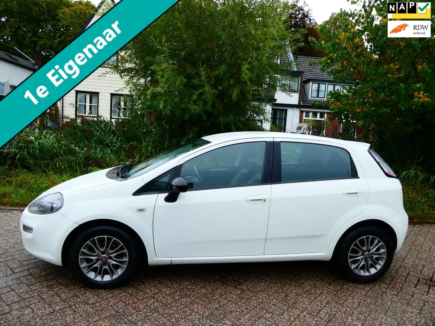 Fiat Punto Evo 0.9 TwinAir 86pk 5-deurs Clima Cruise 1e eig. Zuin Wit - 1