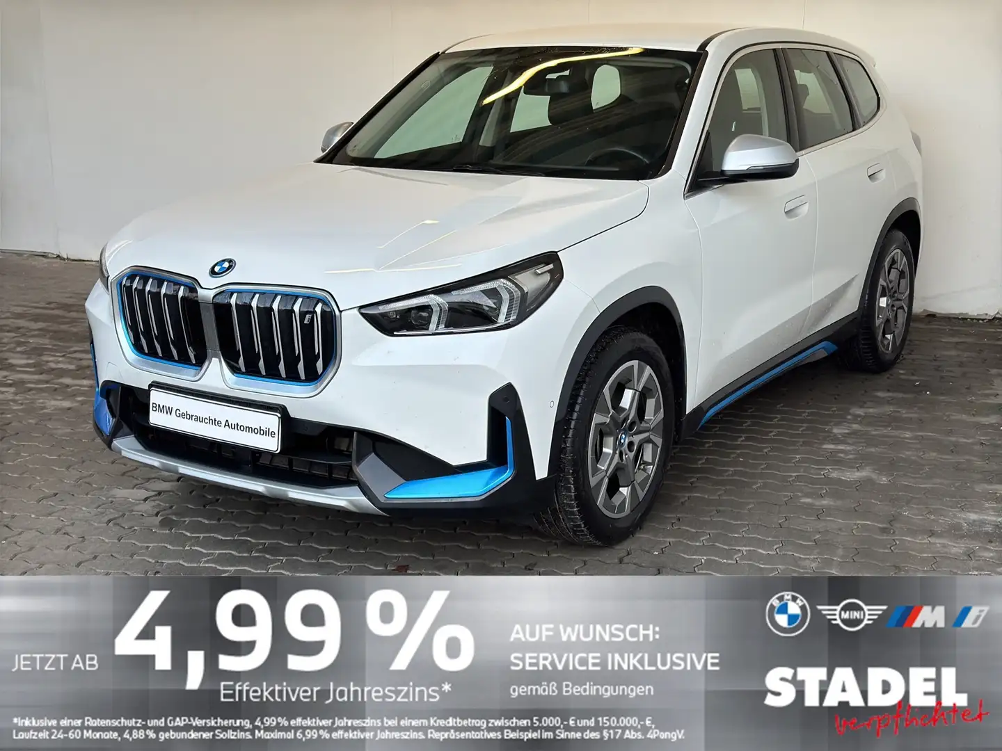 BMW iX1 xDrive30 xLine Navi.LED.KomfZg.RFK.Sitzheiz Weiß - 1
