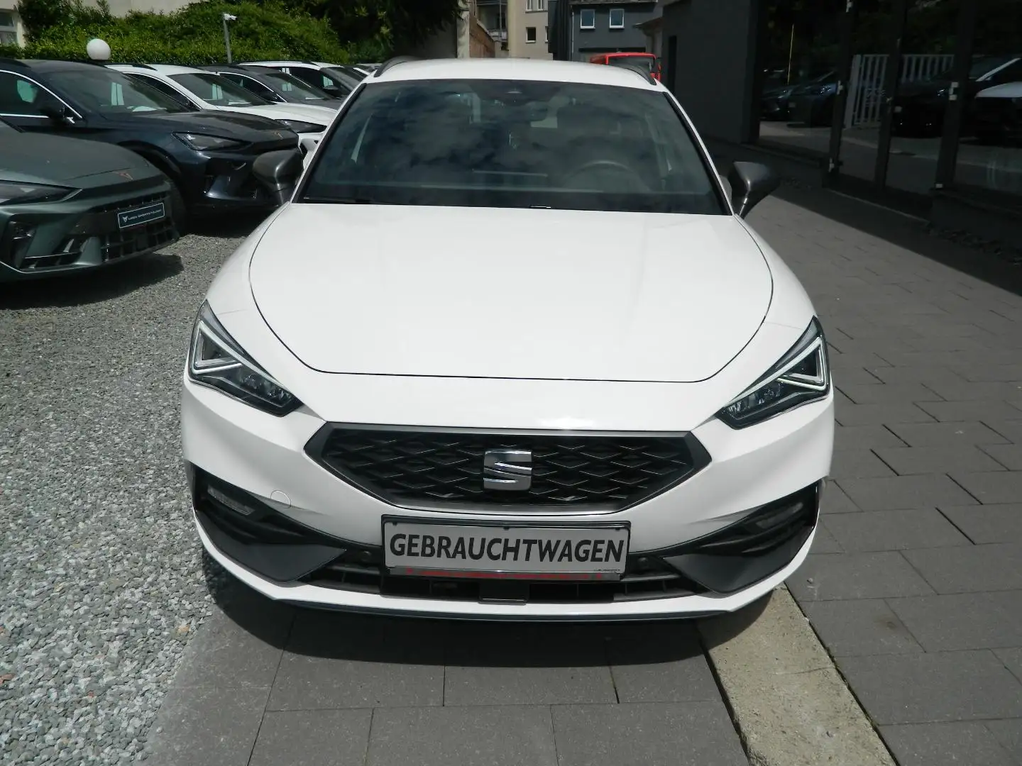 SEAT Leon SP FR 1.4 e-Hybrid 204 PS DSG AHZV/Navi/Sitzheiz/V Blanc - 2