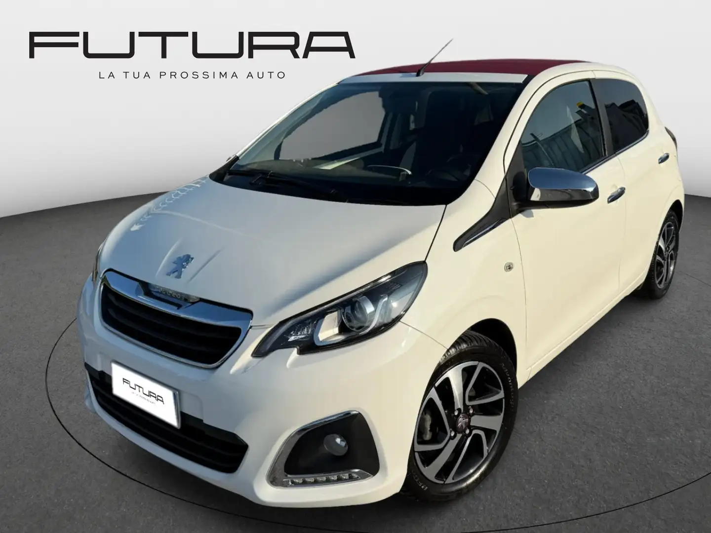 Peugeot 108 108 Decappottabile 5p 1.2 puretech Allure Top! E6 Weiß - 1