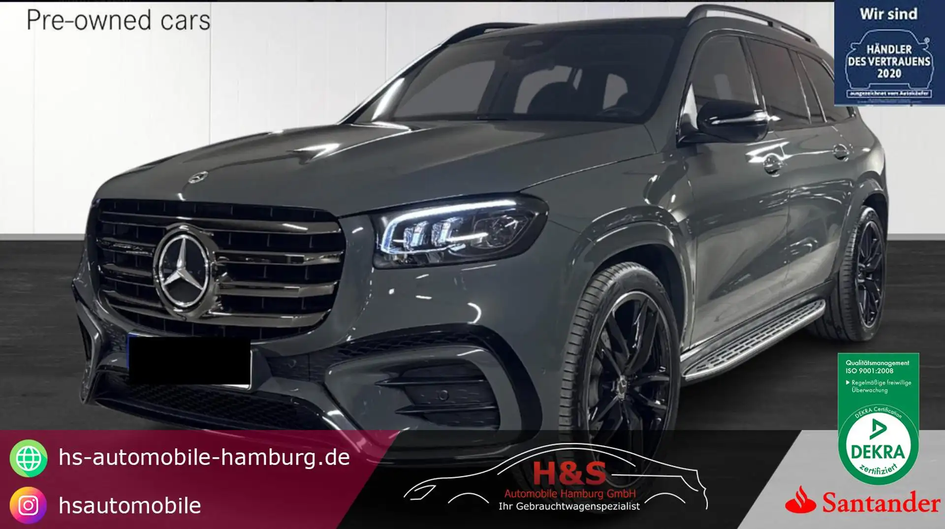 Mercedes-Benz GLS 450 d 4Matic AMG-LINE Gris - 1