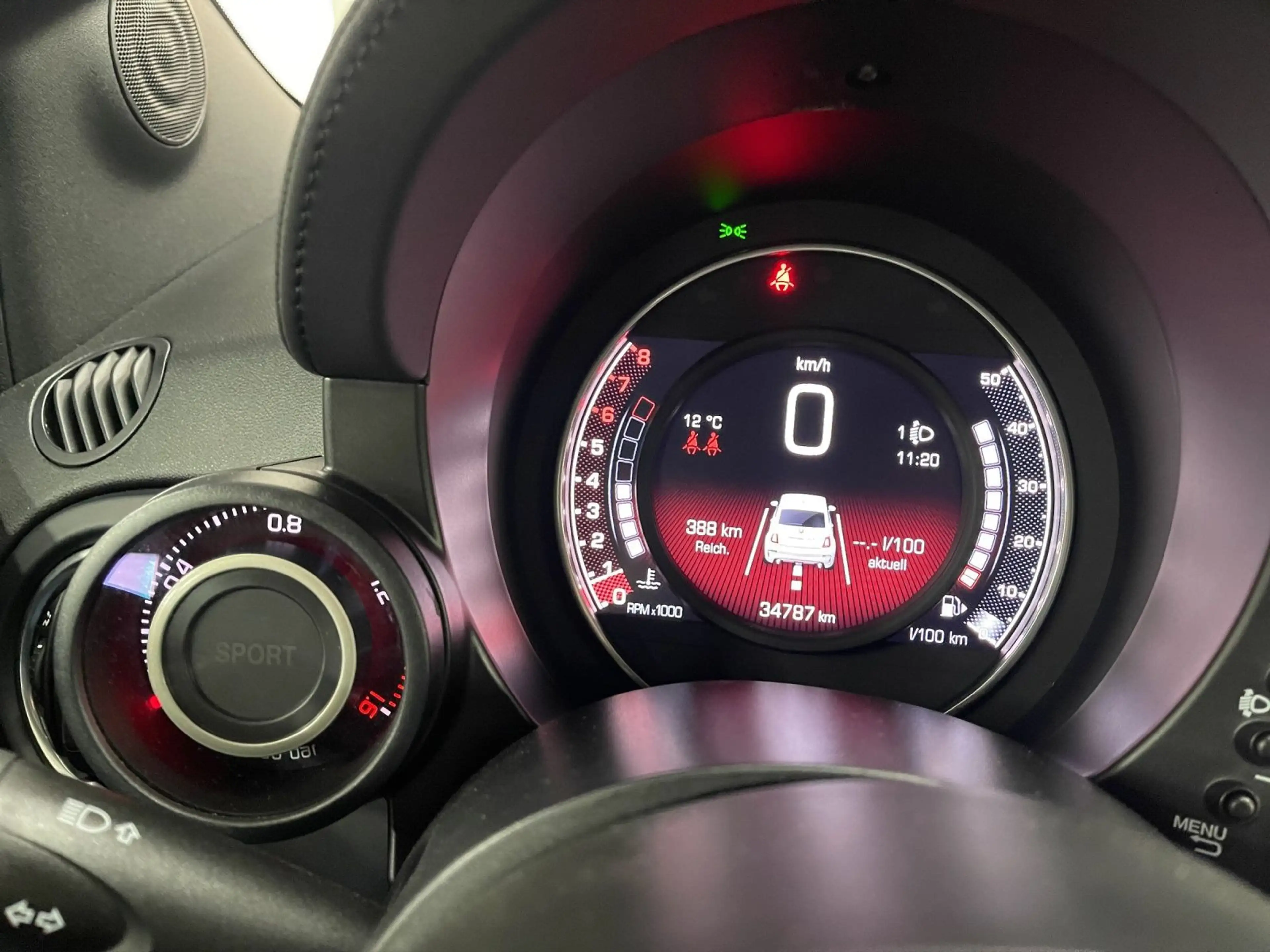 Abarth 500 F595 1.4 T-Jet Record Monza LM 17" PDC Klima — photo 7