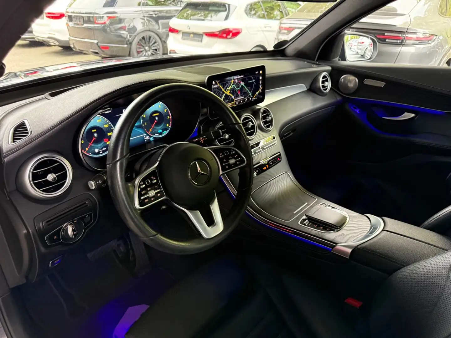 Mercedes-Benz GLC 200 Coupe AMG LINE/DIGITAL/360°/TOTW/HEAD-UP Blau - 2