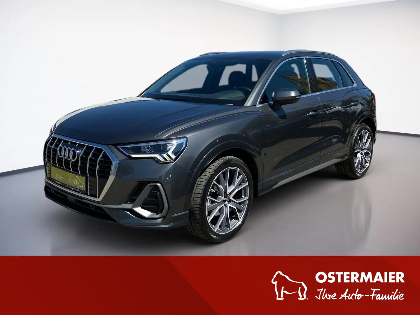 Audi Q3 S-LINE 35TFSI 150PS.STRONIC.LED.NAVI.AHK.VIRTUAL.P Grau - 1