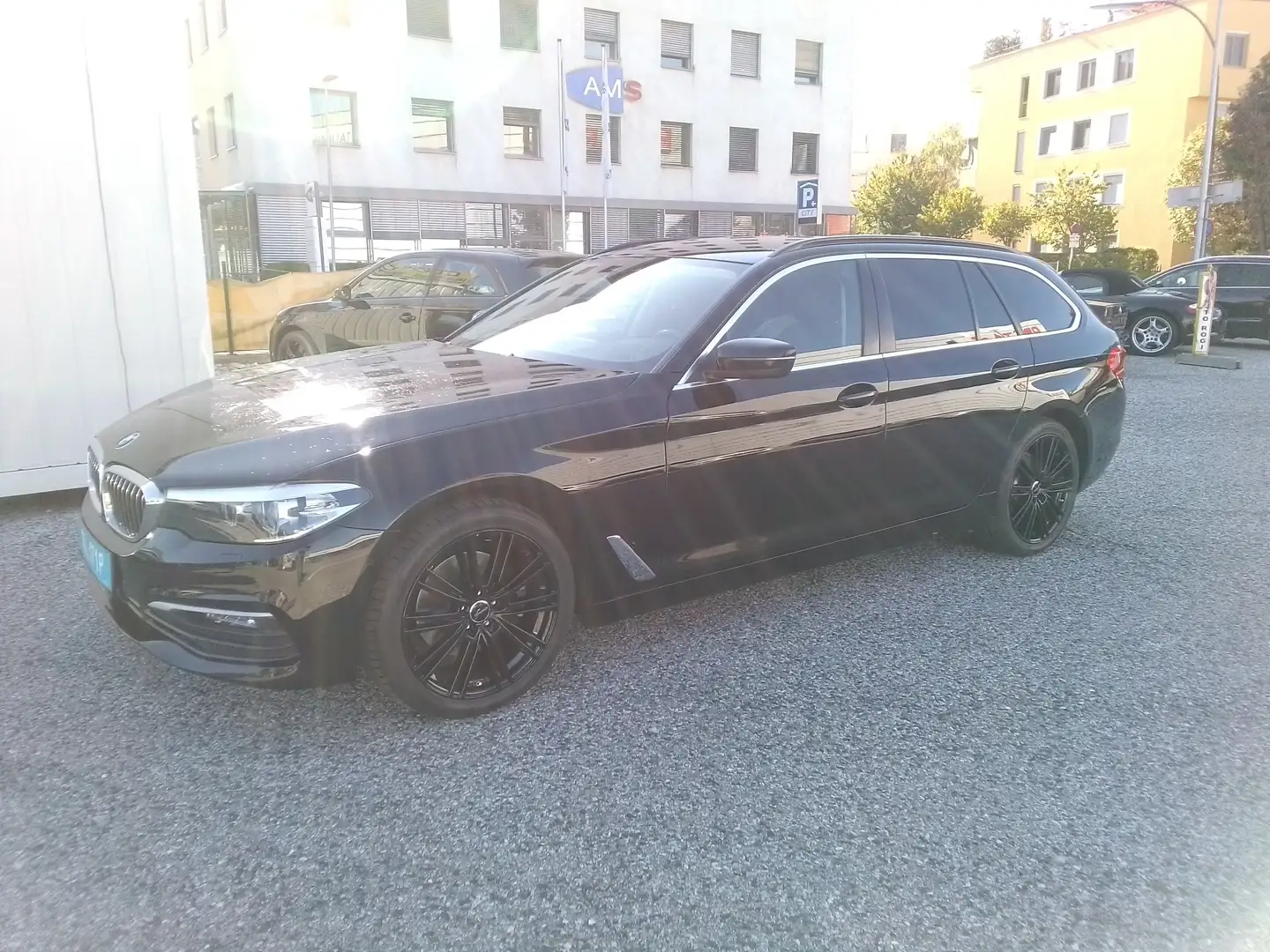BMW 520 520d Noir - 1