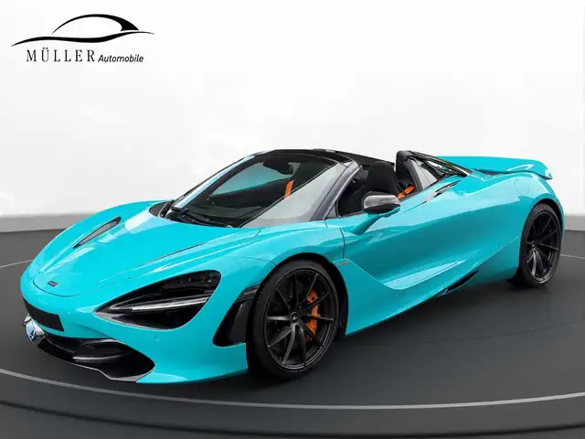 Mclaren 720S Spider Performance MSO Tokyo Cyan B&W 360 g