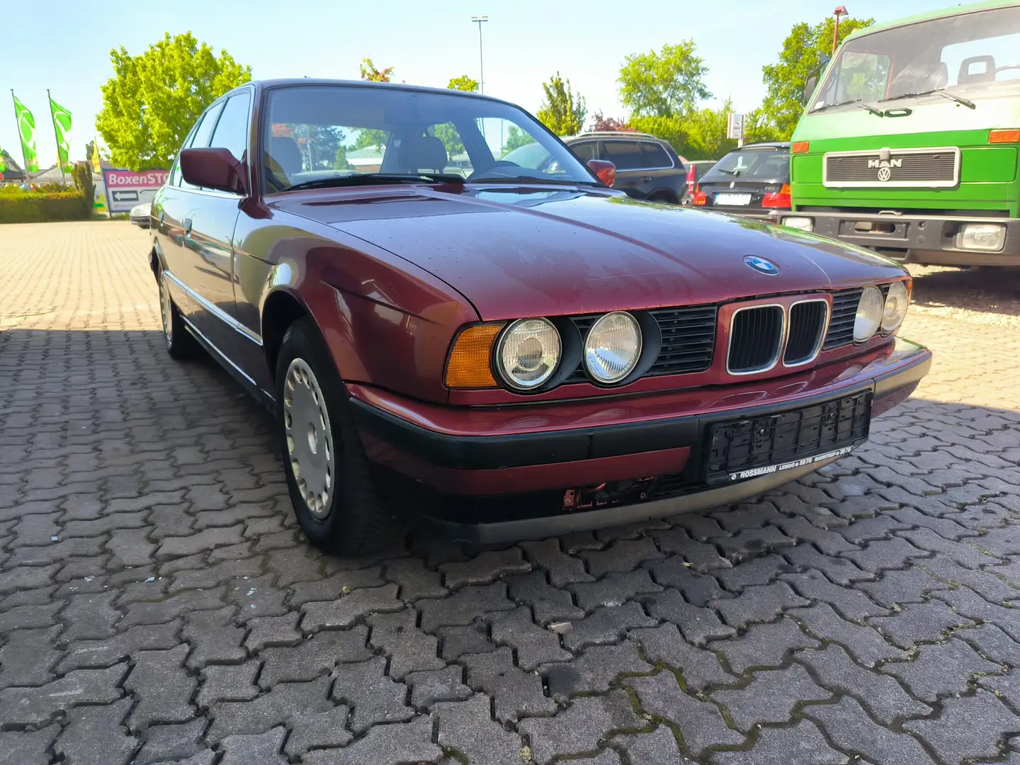 BMW 525 525tds Tüv 09/25 1 Hand Aut. 181Tkm Rojo - 2