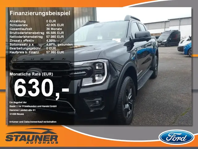 Ford Ranger Doka 2.3l Stormtrak PHEV Laderaumrollo