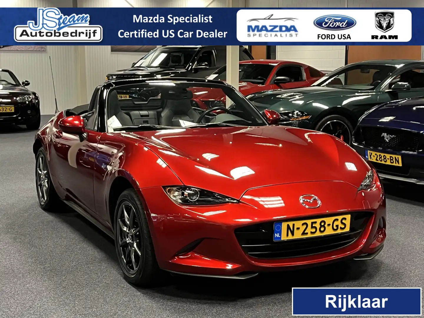Mazda MX-5 ND Roadster 1.5 SkyActiv-G 132PK GT-M Bose Leder C Rot - 1