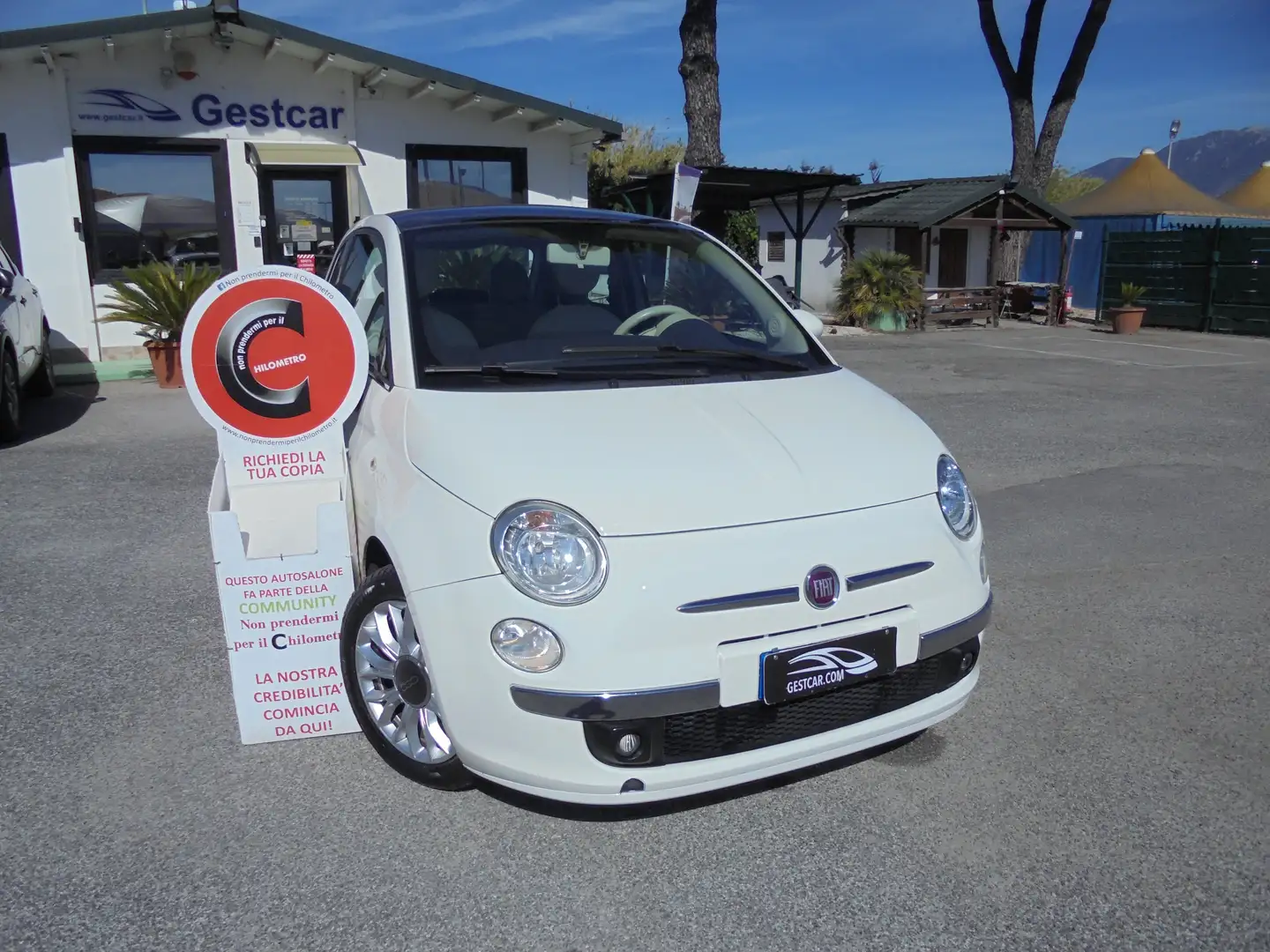 Fiat 500 500 1.2 Lounge 69cv GPL Blanc - 2