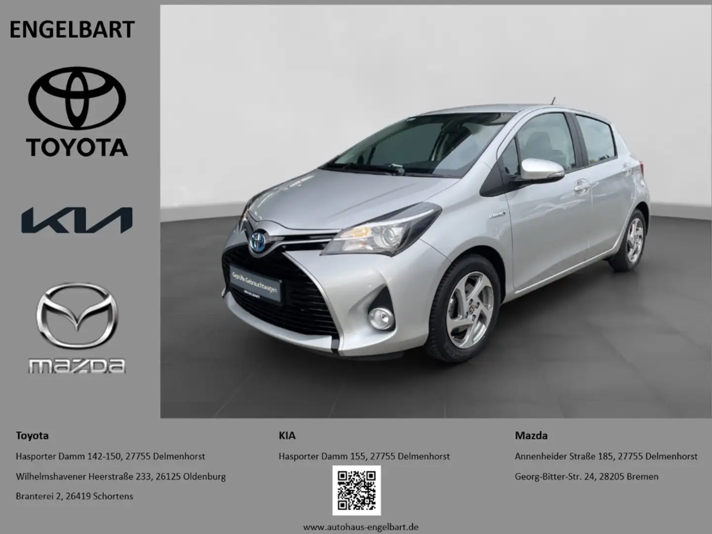 Toyota Yaris Hybrid Comfort Allwetterreifen PDC vorne+hinten Argent - 1
