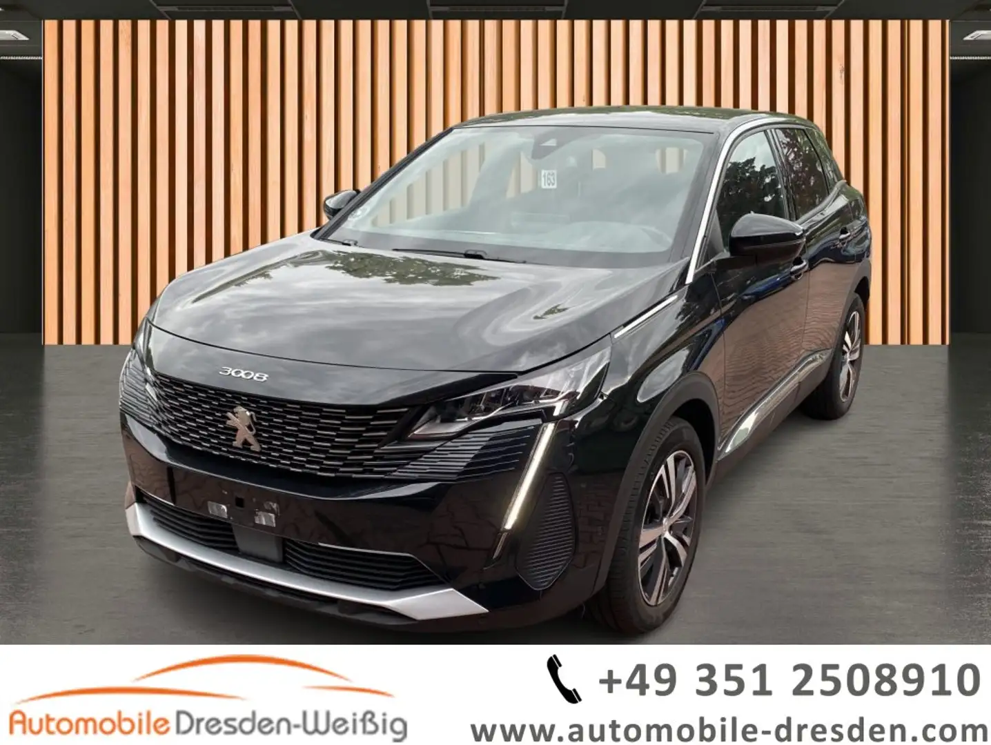 Peugeot 3008 Puretech 130 Allure Pack Pure Tech*Navi*ACC* Černá - 1