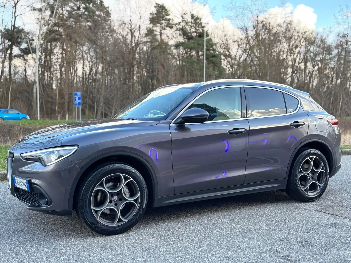 Alfa Romeo Stelvio 2.2 Turbodiesel 210 CV AT8 Q4 Super Grigio - 2