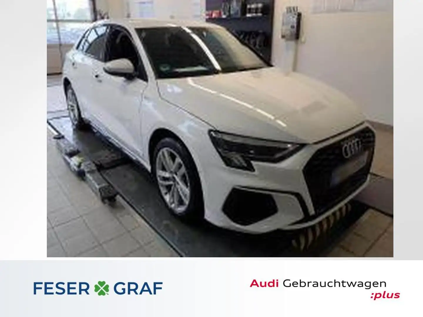Audi A3 40 TFSI e S line S tronic LED/Rfk Bianco - 1
