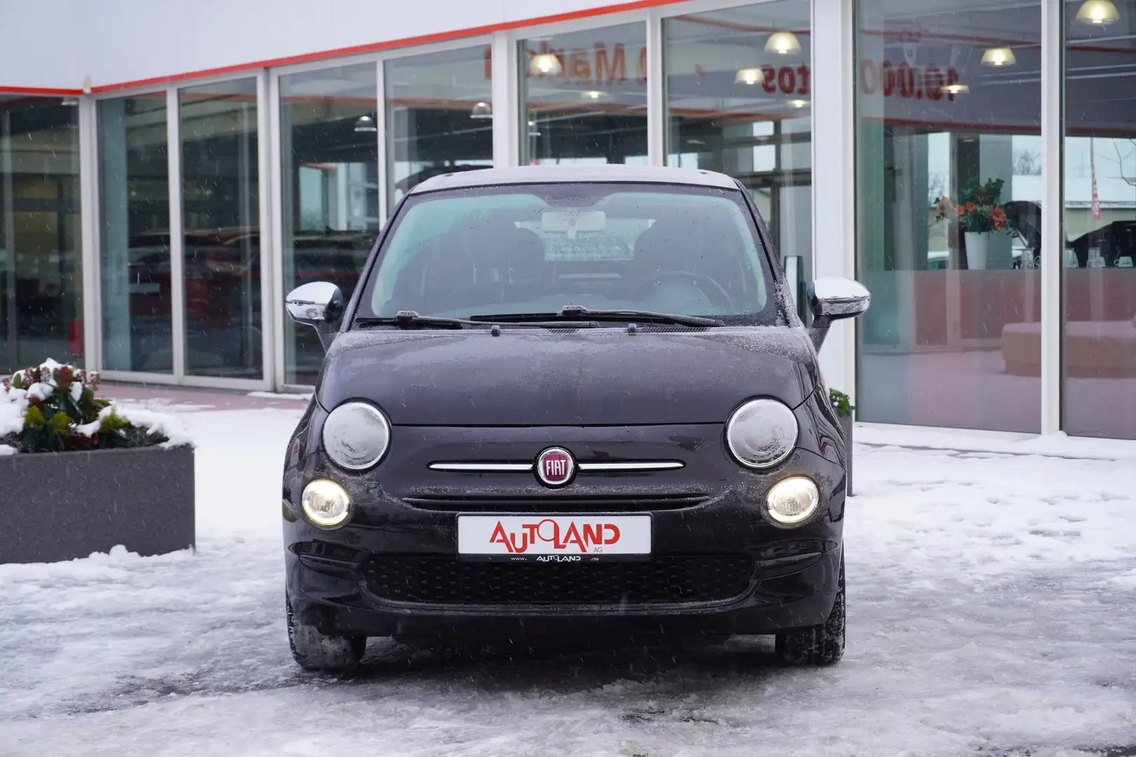 Fiat 500C 1.2 Mirror PDC Limiter Klima Android Apple Schwarz - 2