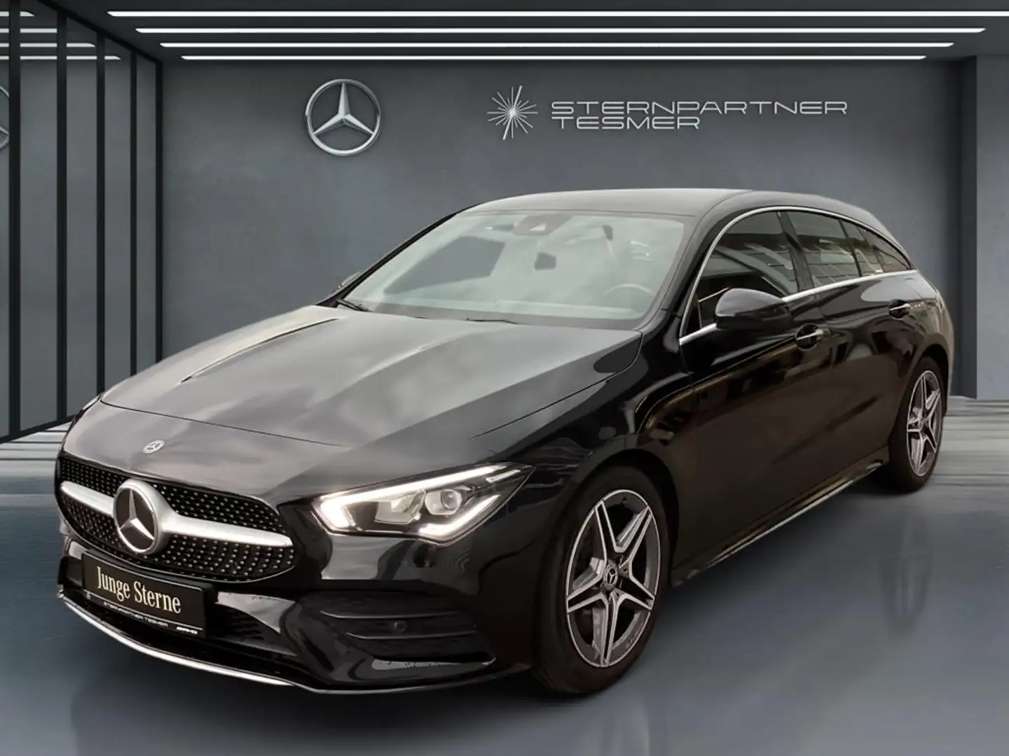 Mercedes-Benz CLA 250 4M SB +AMG+MBUX+Ambiente+KAMERA+NAVI Zwart - 2
