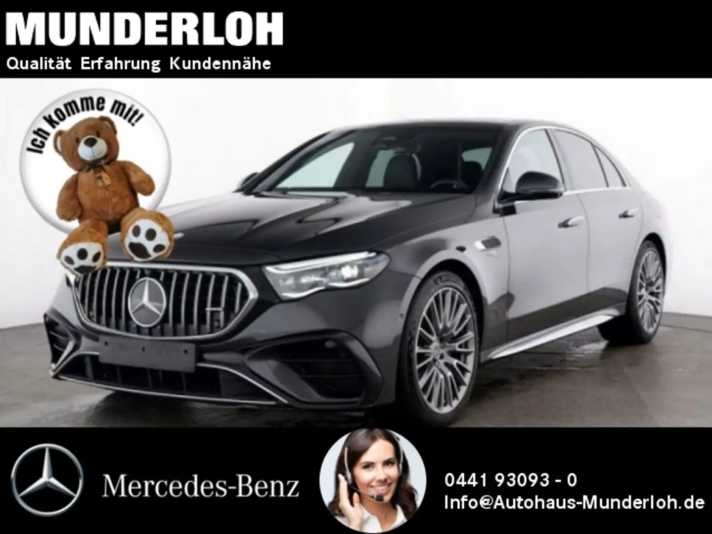 Mercedes-Benz E 53 AMG AMG E 53 Hybrid 4MATIC+ Limousine Premium 360 LM Gris - 1