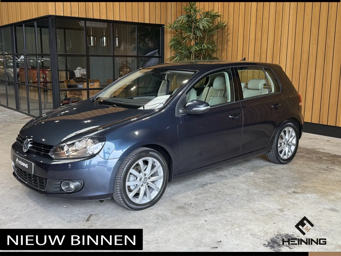 Volkswagen Golf 1.4 TSI Highline DSG-Automaat. Leder.Navi. Yougtim Blauw - 1