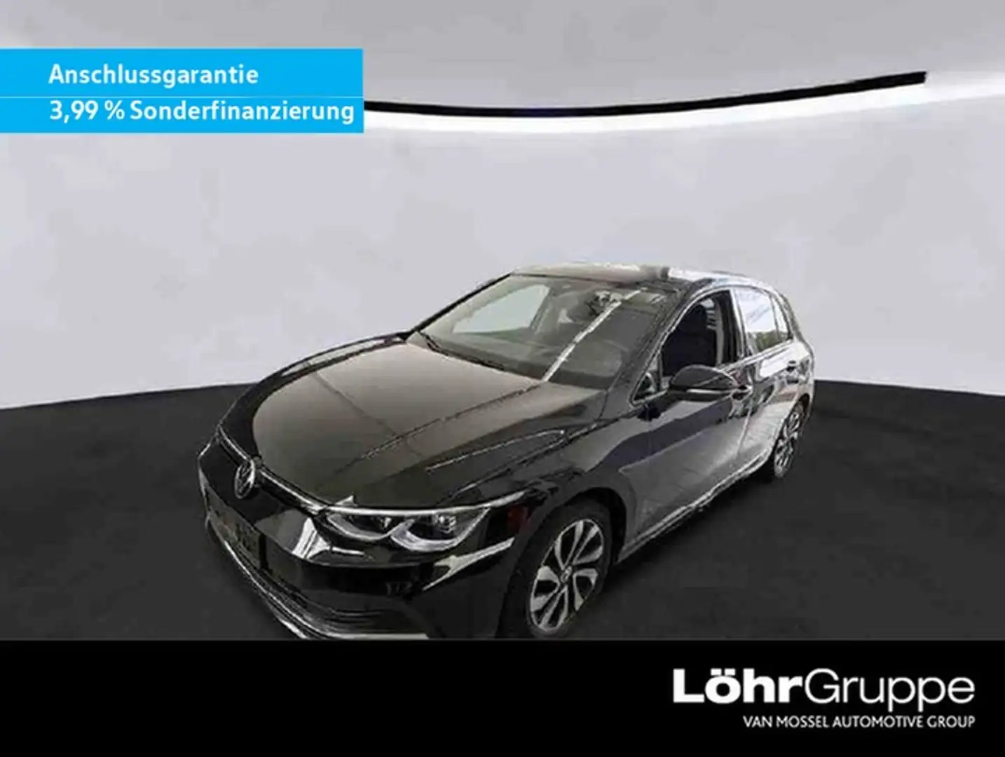 Volkswagen Golf VIII 2.0 TDI DSG Active Top-Paket, AHK, ZGV Schwarz - 1