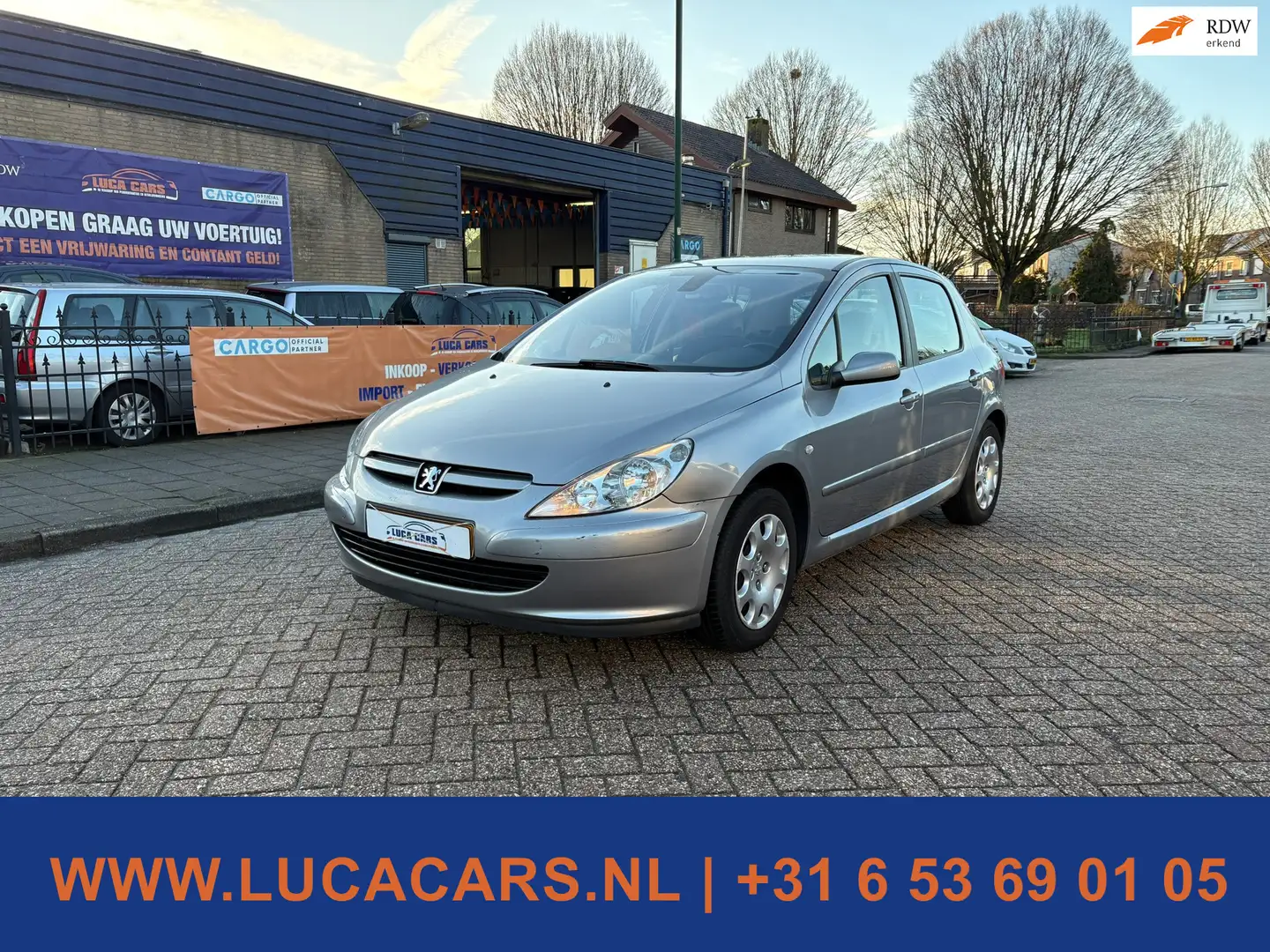 Peugeot 307 1.6-16V XT Premium AIRCO + NIEUWE APK! Grau - 1