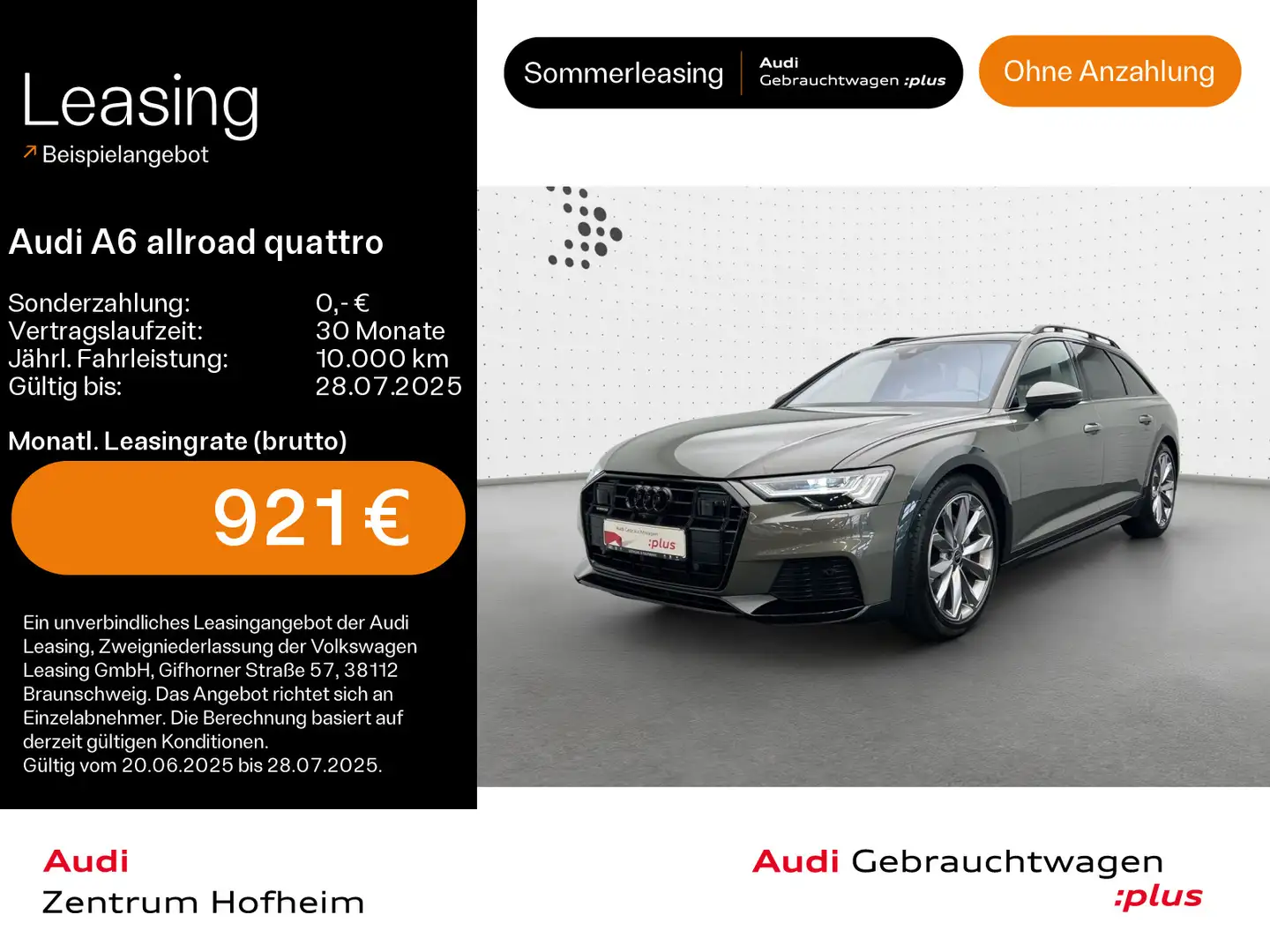 Audi A6 allroad 50 TDI tip*EUPE 110.930*Air*B Grau - 1