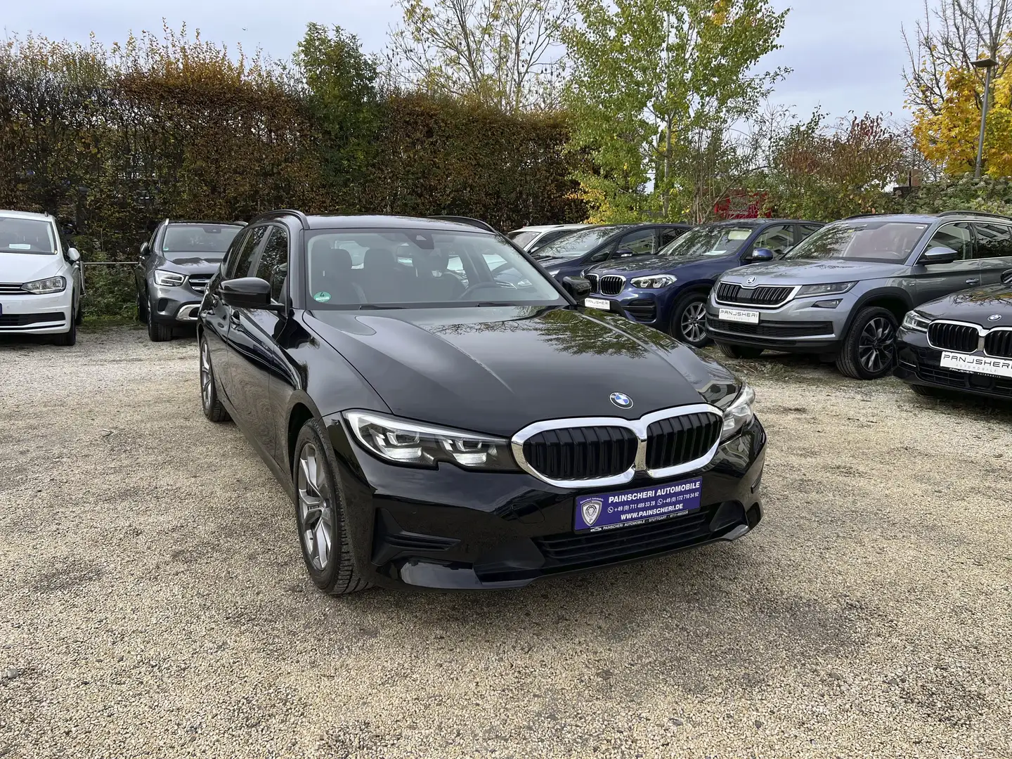 BMW 320 d Touring xDrive Aut. AHK+LEDER+NAVI+LED+SPURASIST Noir - 1