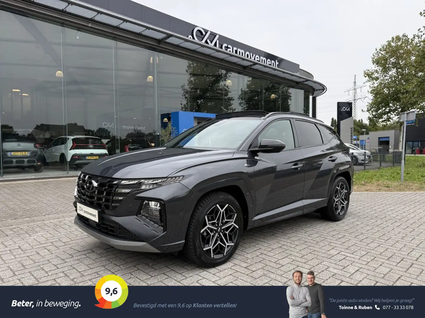 Hyundai TUCSON 1.6 T-GDi 265PK PHEV N-Line Sky | 1ste Eig. | 360 Gris - 1