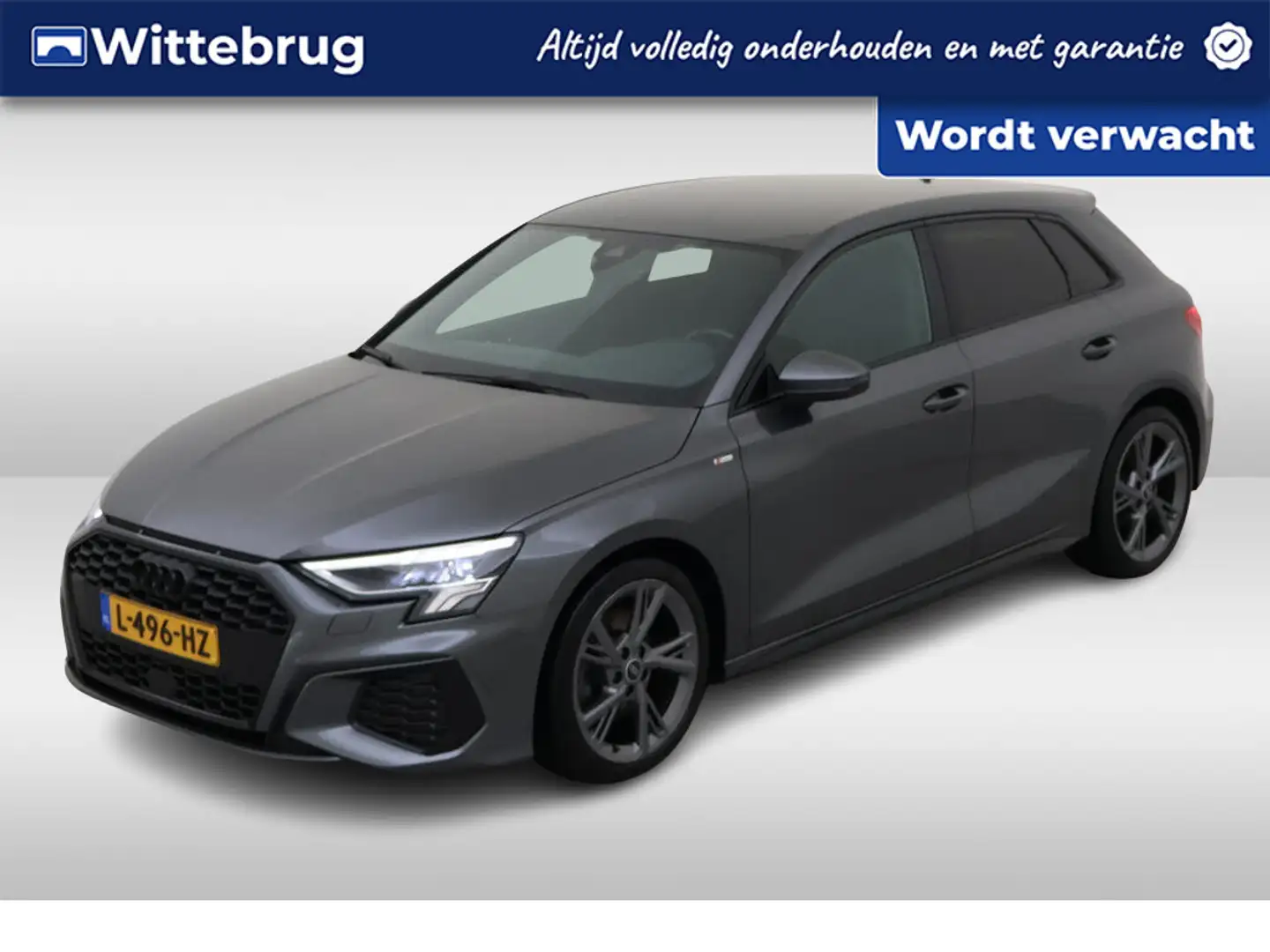 Audi A3 Sportback 30 TFSI 110pk S-Tronic S edition / Zwart Grijs - 1