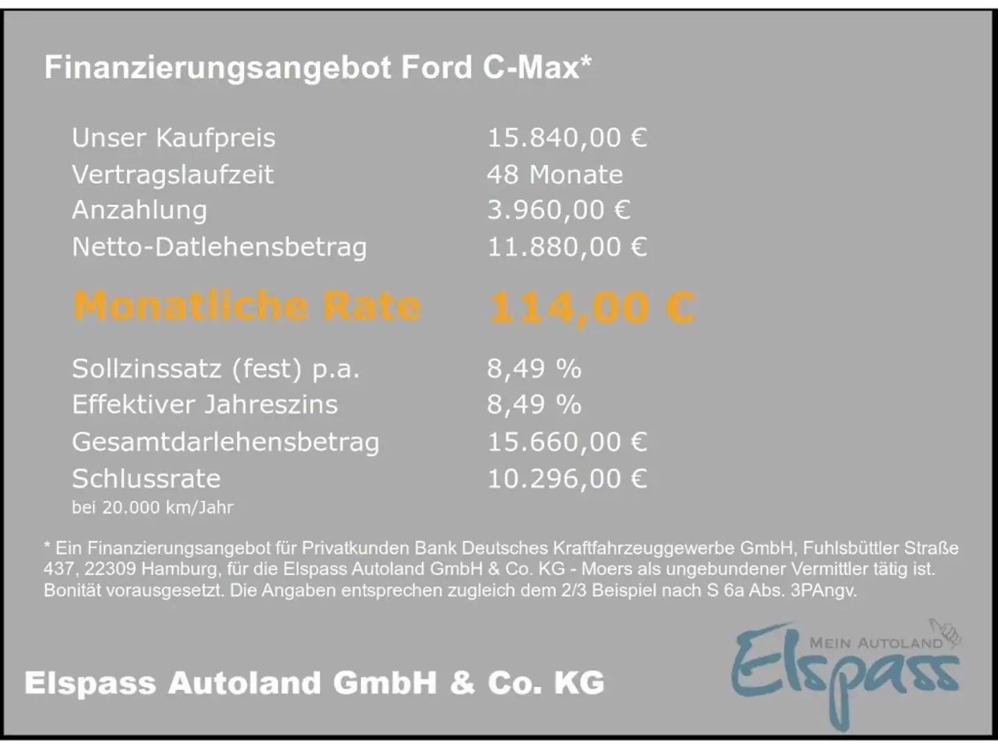 Ford C-Max Titanium AUTOMATIK NAV KAMERA SHZ TEMPOMAT LHZ PDC Grey - 2