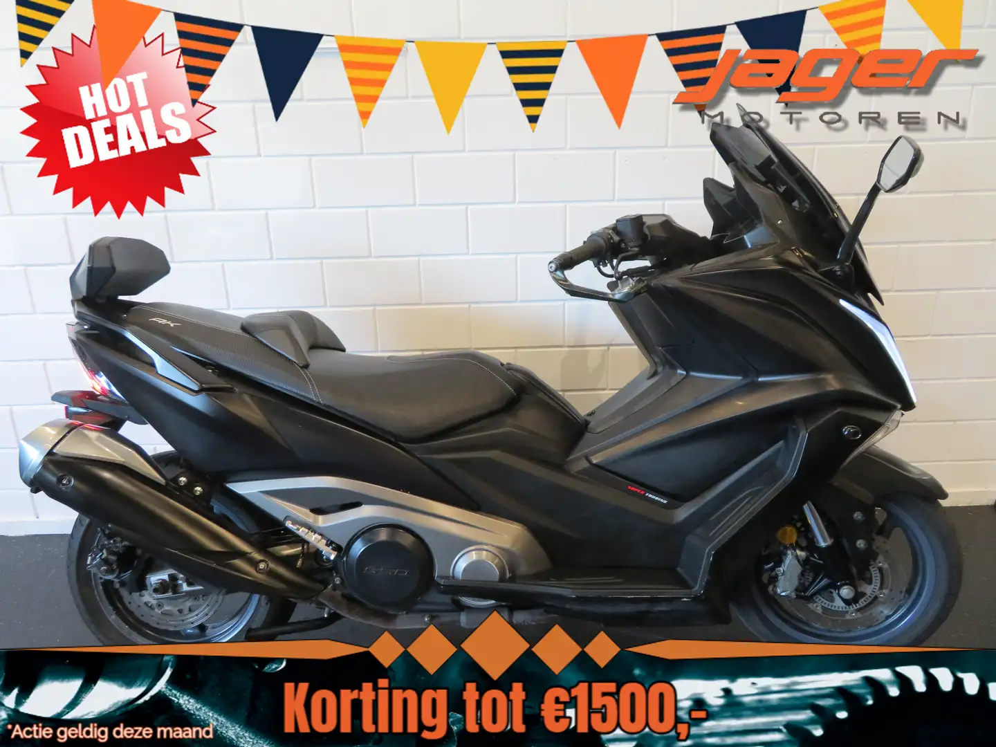 Kymco AK 550 I SUPERFRAAI! Zwart - 1