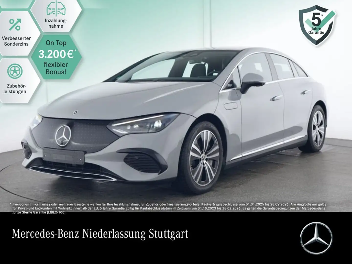 Mercedes-Benz EQE 300 Avantgarde Fahrass WideScreen Burmester Grau - 1