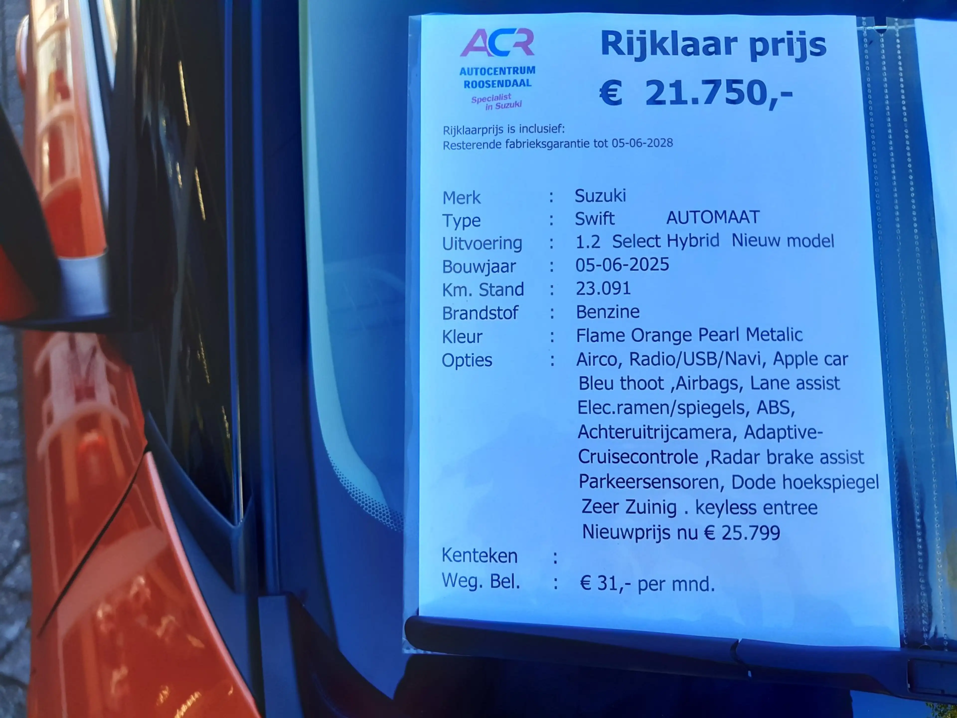 Suzuki Swift 1.2 Select Smart Hybrid AUTOMAAT — photo 29