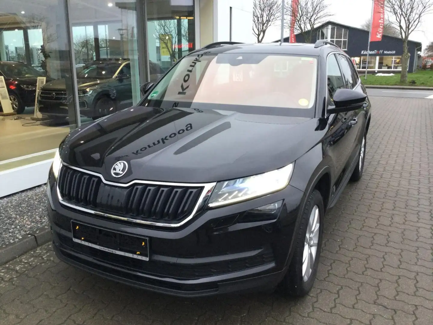 Skoda Kodiaq 2.0 TDI DSG Ambition LED NAVI GRA APP Kamer Schwarz - 2
