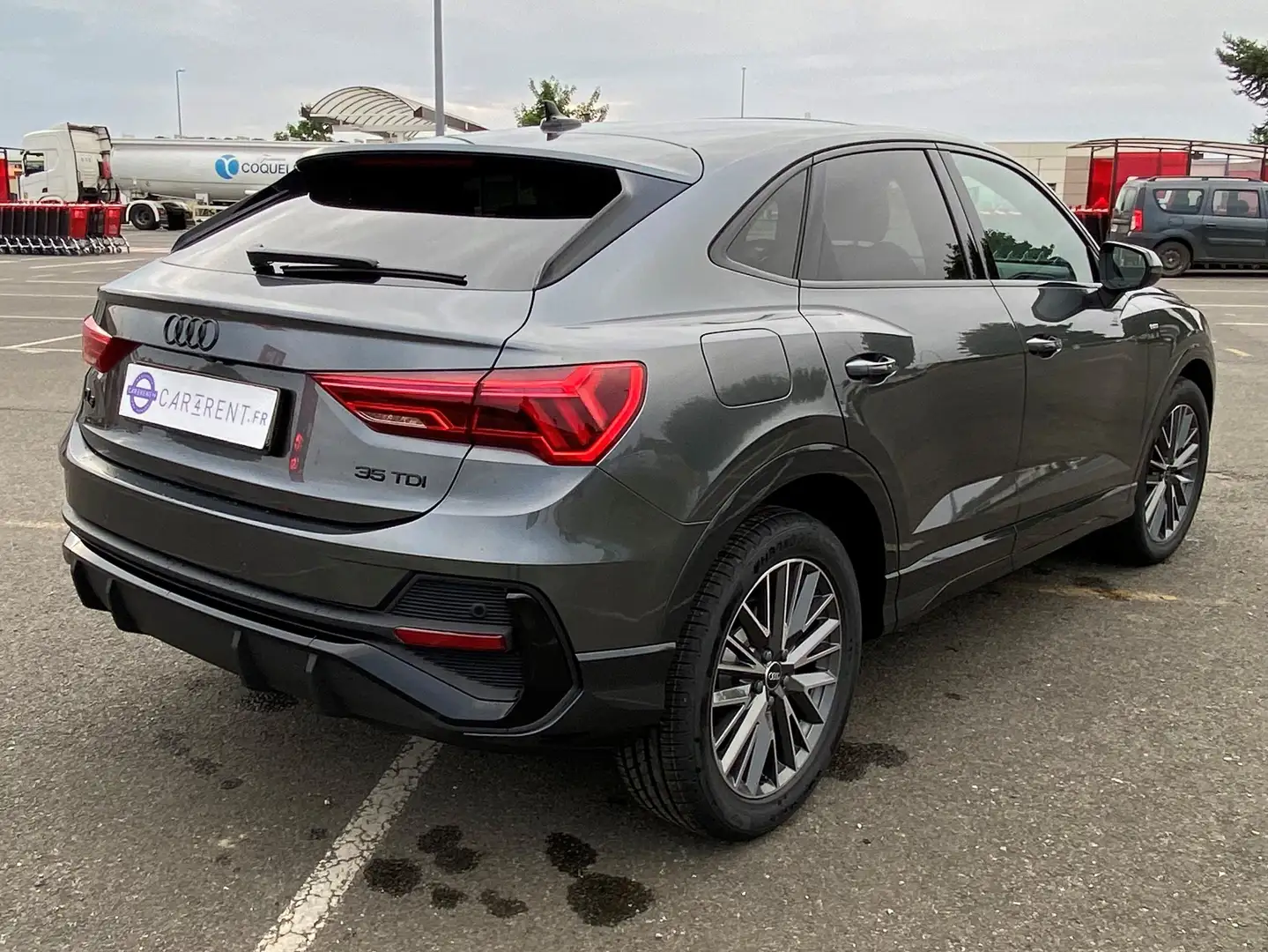 Audi Q3 Q3 35 TDI 150 ch S tronic 7 S line plus Gris - 2