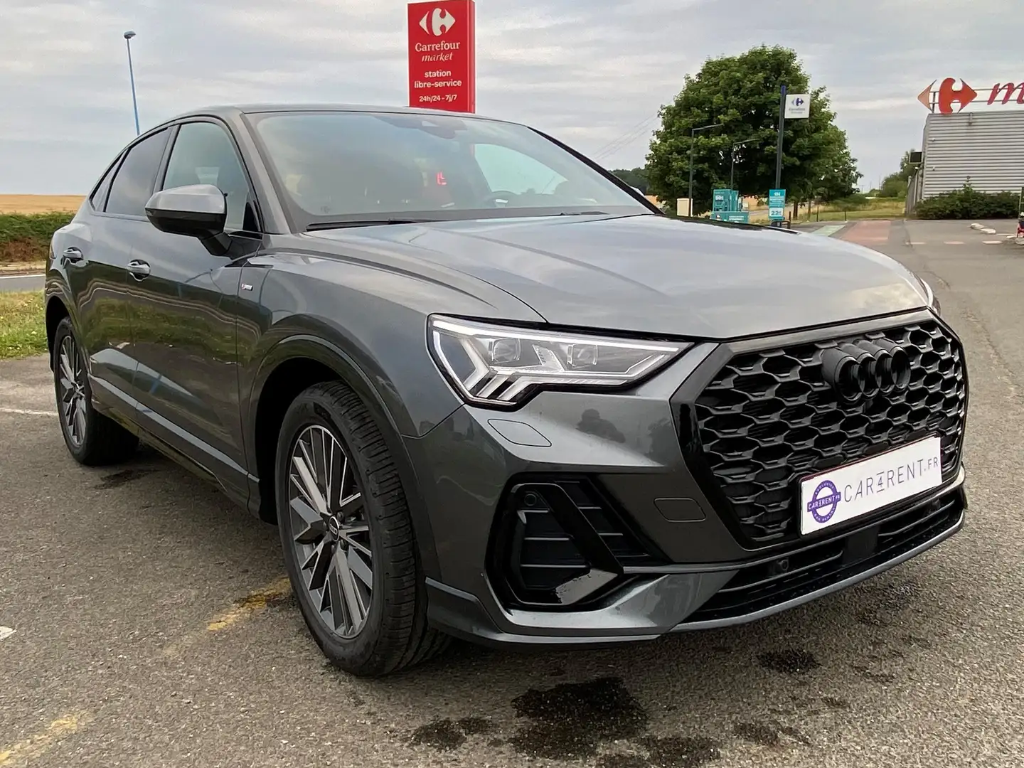 Audi Q3 Q3 35 TDI 150 ch S tronic 7 S line plus Gris - 1