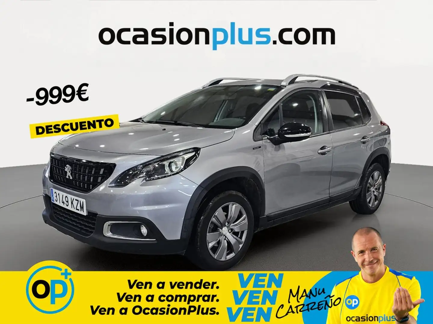Peugeot 2008 1.2 PureTech S&S Signature 82 Gris - 1