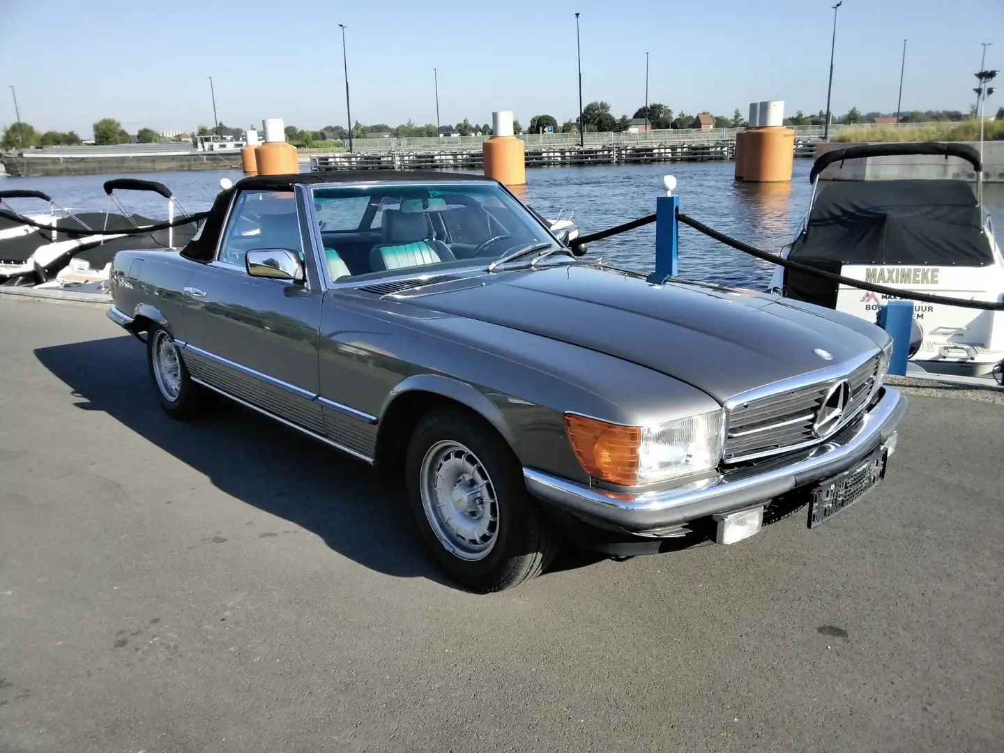 Oldtimer Mercedes Benz 280SL Grau - 1