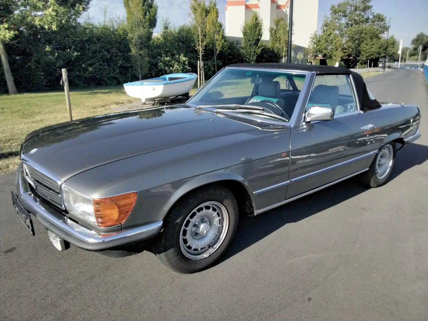 Oldtimer Mercedes Benz 280SL Grau - 2