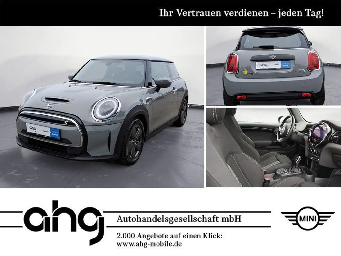 MINI Cooper SE . Essential Trim Klimaaut. Sportsitze N Grau - 1