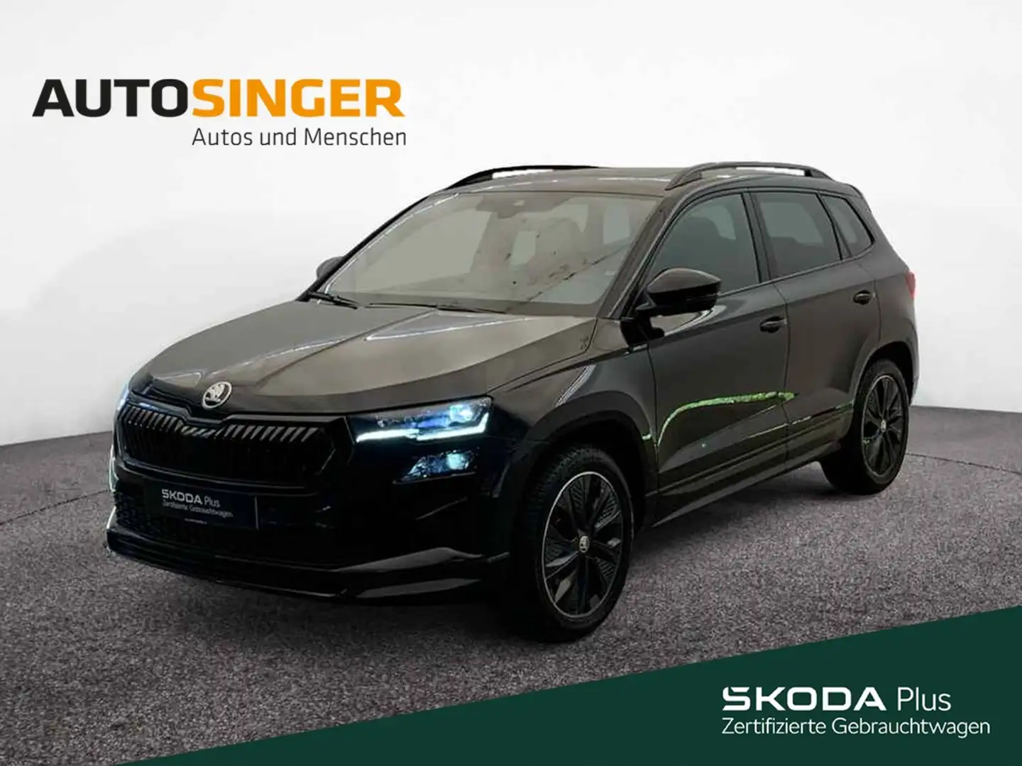 Skoda Karoq Sportline 2.0 TSI DSG 4x4 *PANO*MATRIX*AHK Schwarz - 1