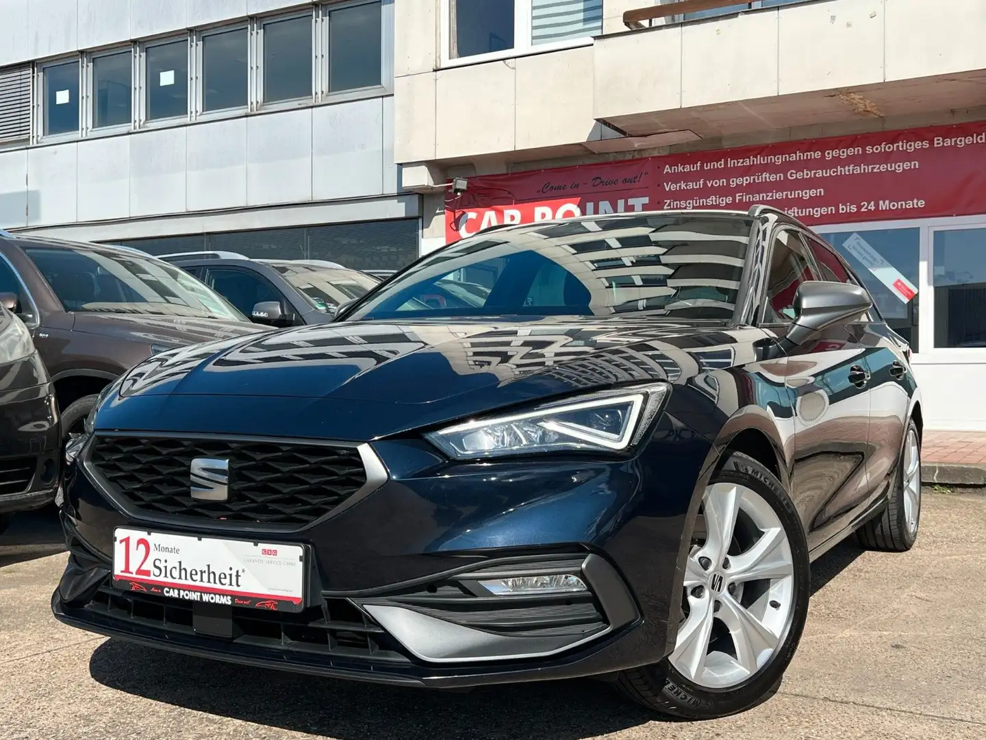 SEAT Leon 2.0 TDI ST FR-LINE *MWST*1.HAND*VIRTUAL*ACC Blau - 1